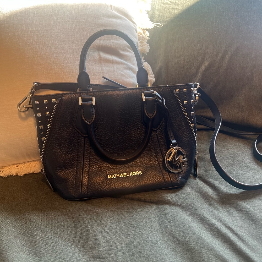 Navy Michael Kors Crossbody Purse - used once